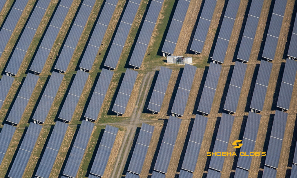Types of solar panels offered
